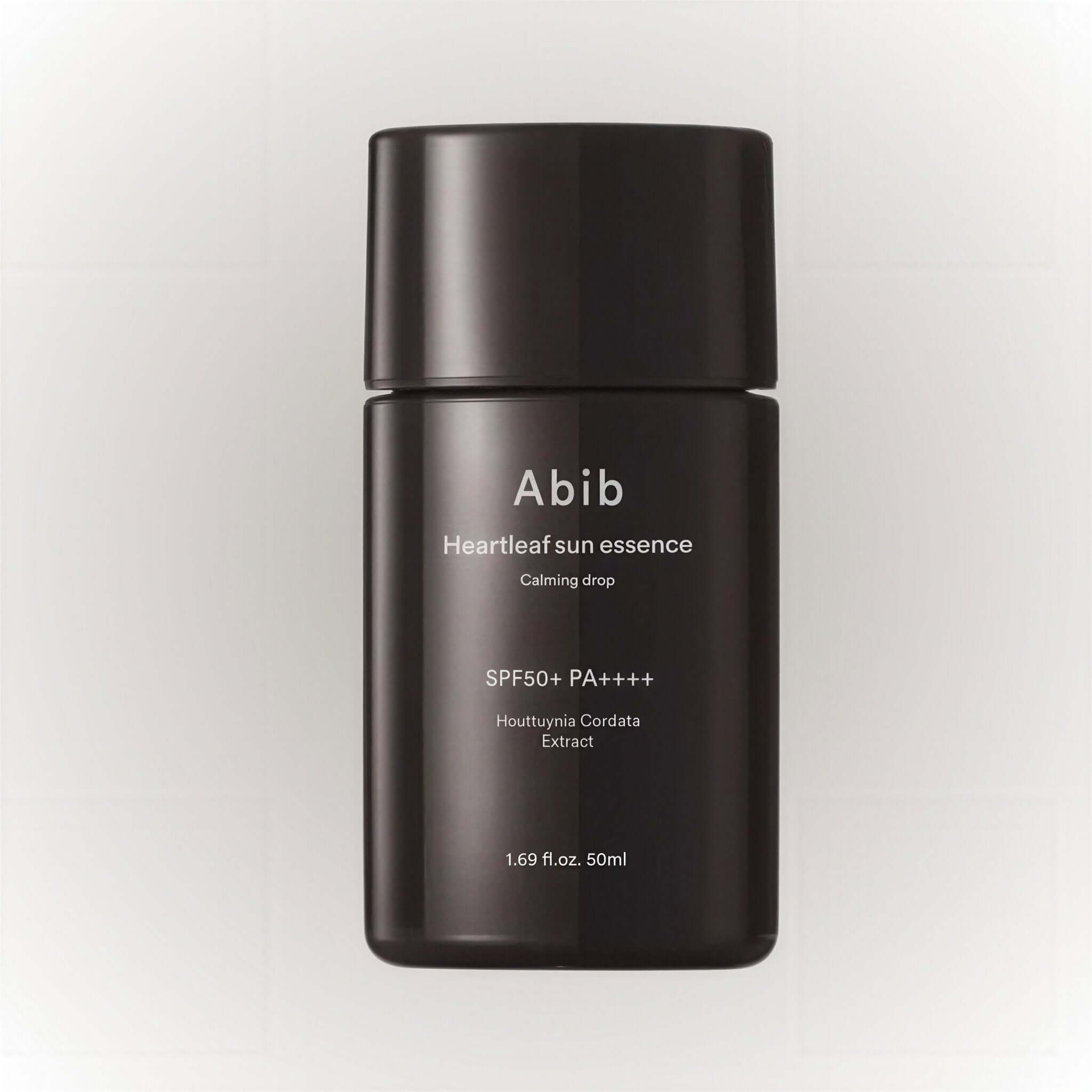 Abib Heartleaf Sun Essence Calming Drop 50ml, skyddande och återfuktande solskydds-essence
