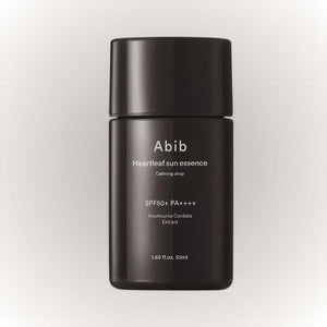 Abib Heartleaf Sun Essence Calming Drop 50ml, skyddande och återfuktande solskydds-essence