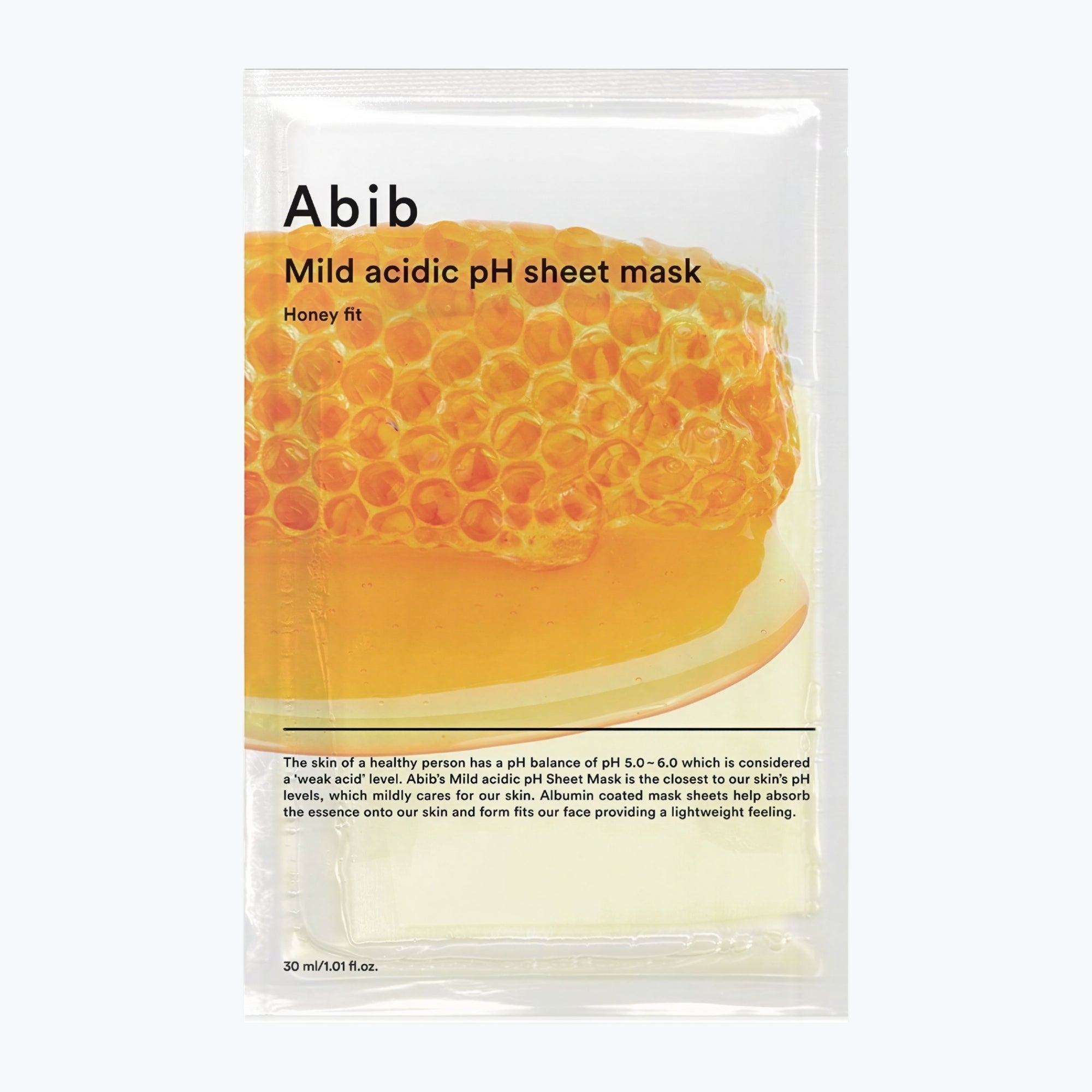 Abib Mild Acidic pH Sheet Mask Honey Fit 30ml