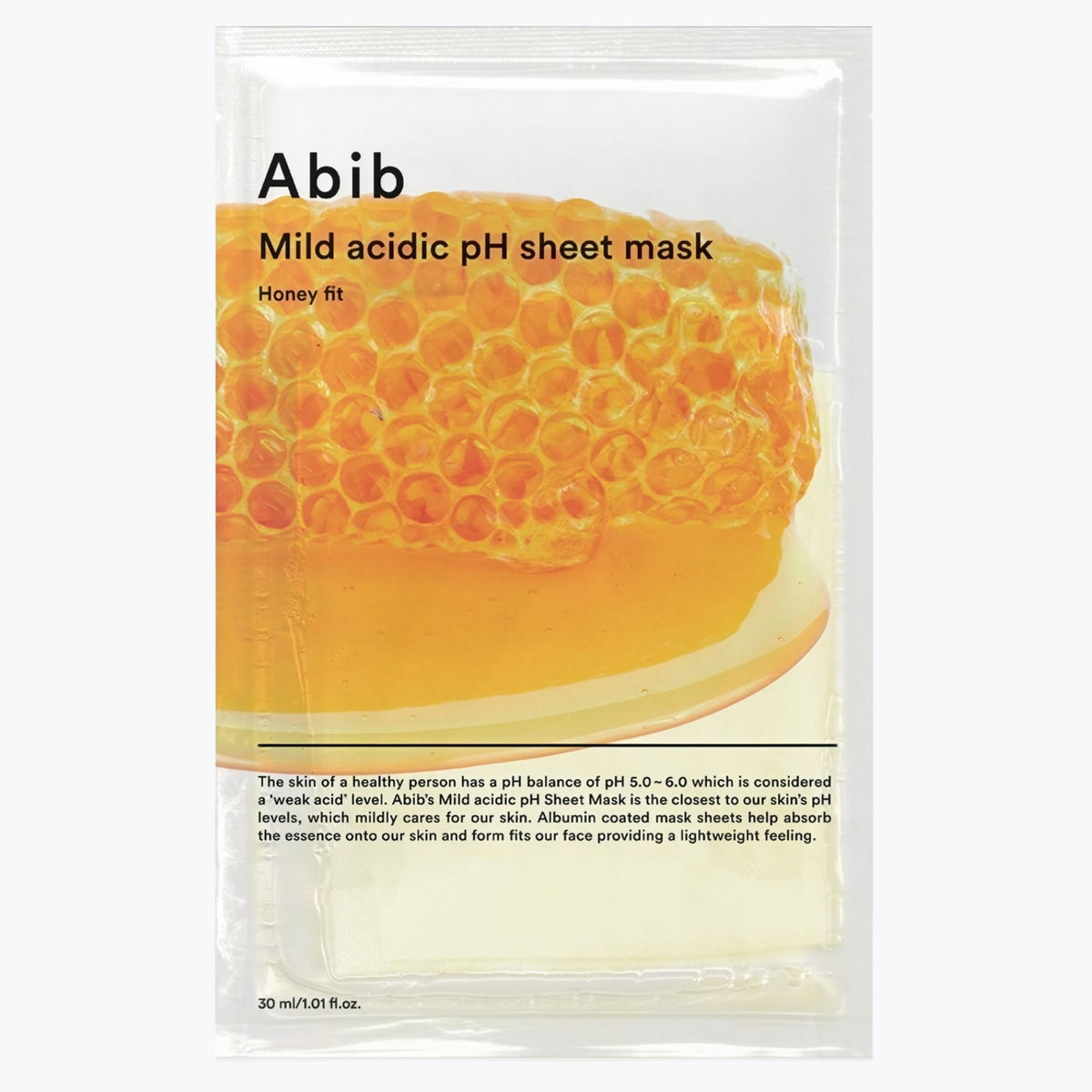 Abib Mild Acidic pH Sheet Mask Honey Fit 30ml