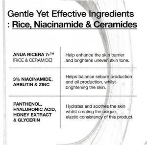 Anua 7 Rice Ceramide Hydrating Barrier Serum 50ml - | SKNLÛX