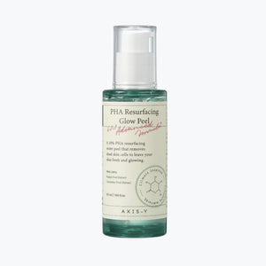 AXIS-Y PHA-glow peel: ansiktspeeling i grön flaska med pump, 50 ml