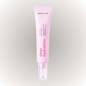 Banila Co Dear Hydration Bounce Eye Cream 20ml i rosa tub med återfuktande ögonkräm för mjukare och fylligare hud.