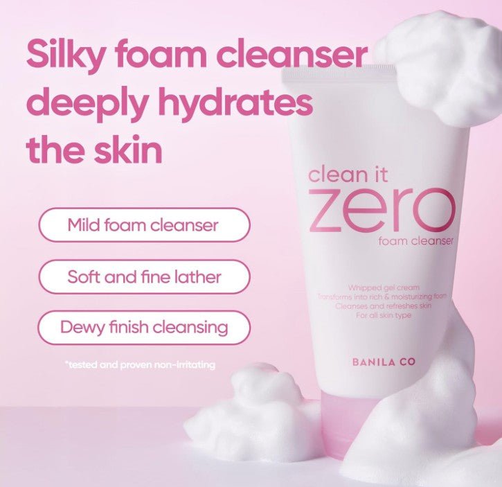 Banila Co Clean It Zero Foam Cleanser 150ml - | SKNLÛX
