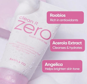 Banila Co Clean It Zero Foam Cleanser 150ml - | SKNLÛX