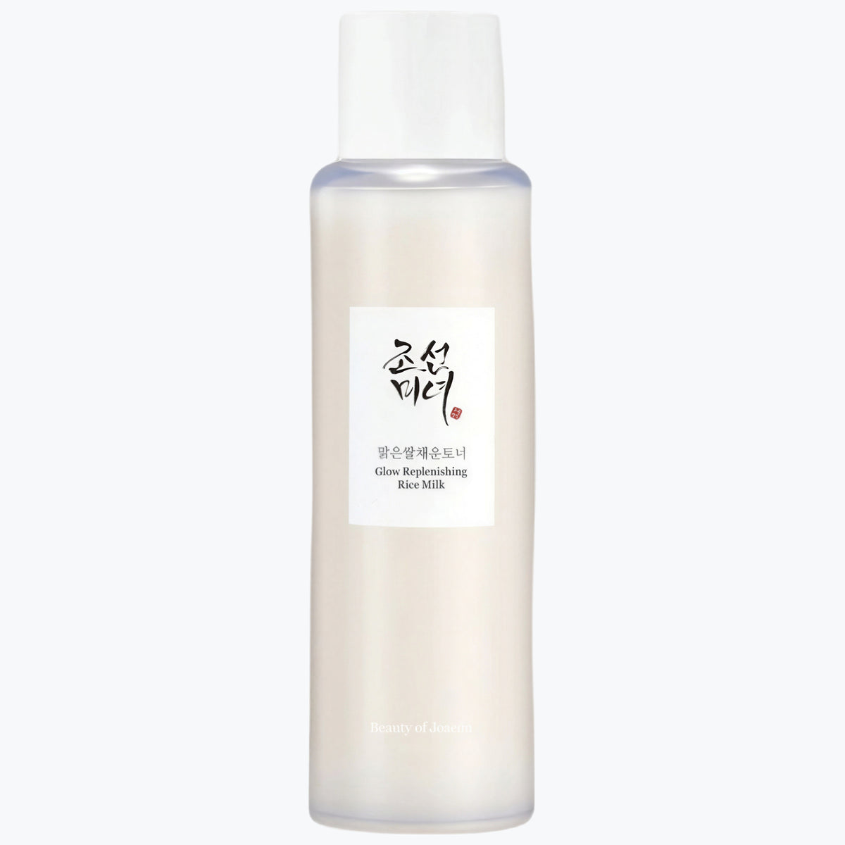 Beauty Of Joseon ris-mjölk lotion i transparent flaska med vit etikett, 150 ml