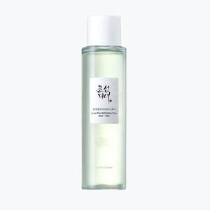Beauty of Joseon AHA+BHA-tonerflaska med grön plommon och genomskinlig vätska