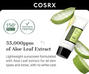 COSRX Aloe Soothing Sun Cream 50ml - | SKNLÛX
