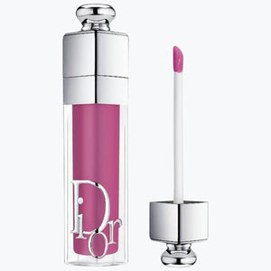 Dior Addict läppfärgstint med genomskinlig flaska och lila applikator