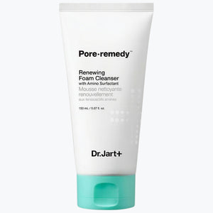 Ansiktsrengöringsskum i vit tub med turkos botten, Dr.Jart+ Pore remedy