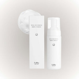 Dr Althea Amino Acid Gentle Bubble Cleanser i en vit flaska och förpackning med skum.