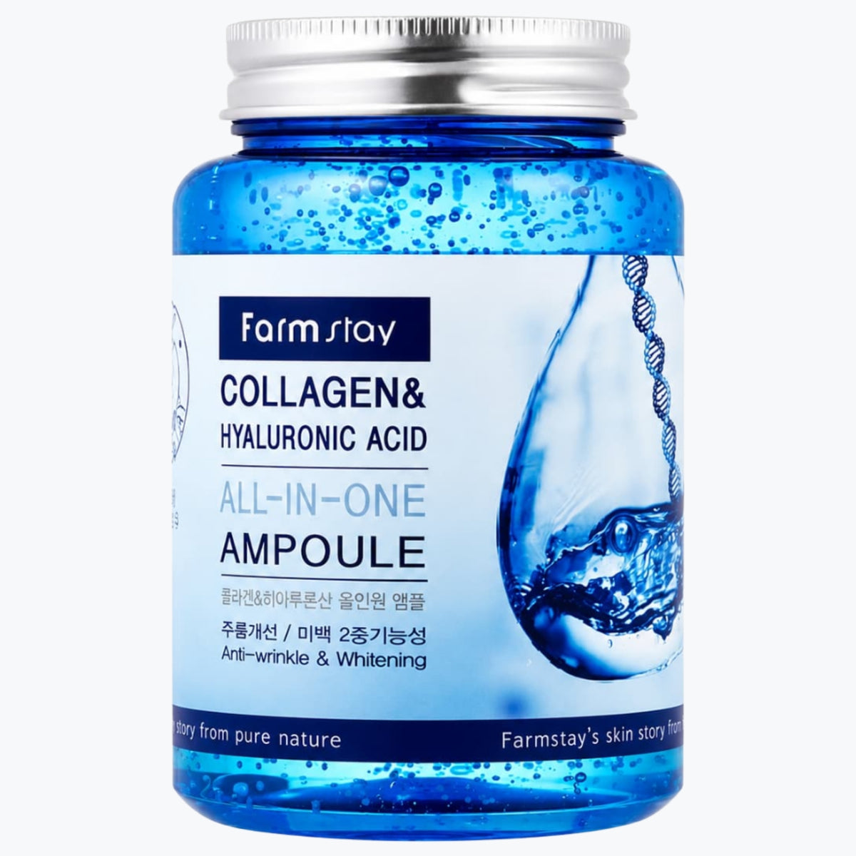 Farm stay Collagen & Hyaluronic Acid All-in-One Ampoule 250ml