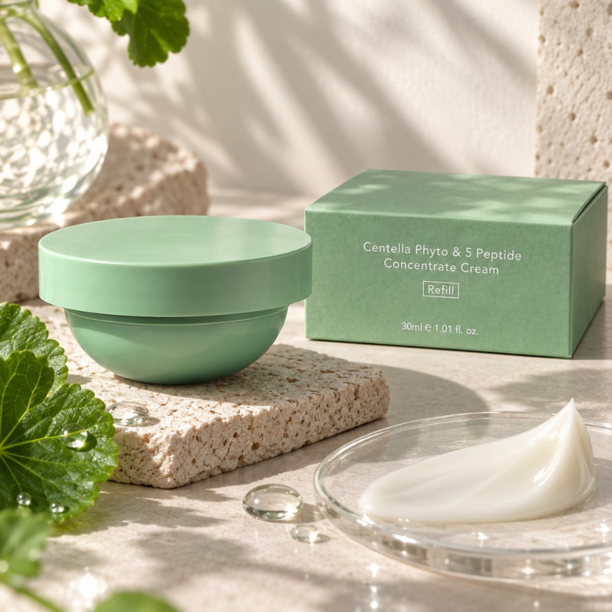 Haruharu Wonder Centella Phyto & 5 Peptide Concentrate Cream 30ml Refill