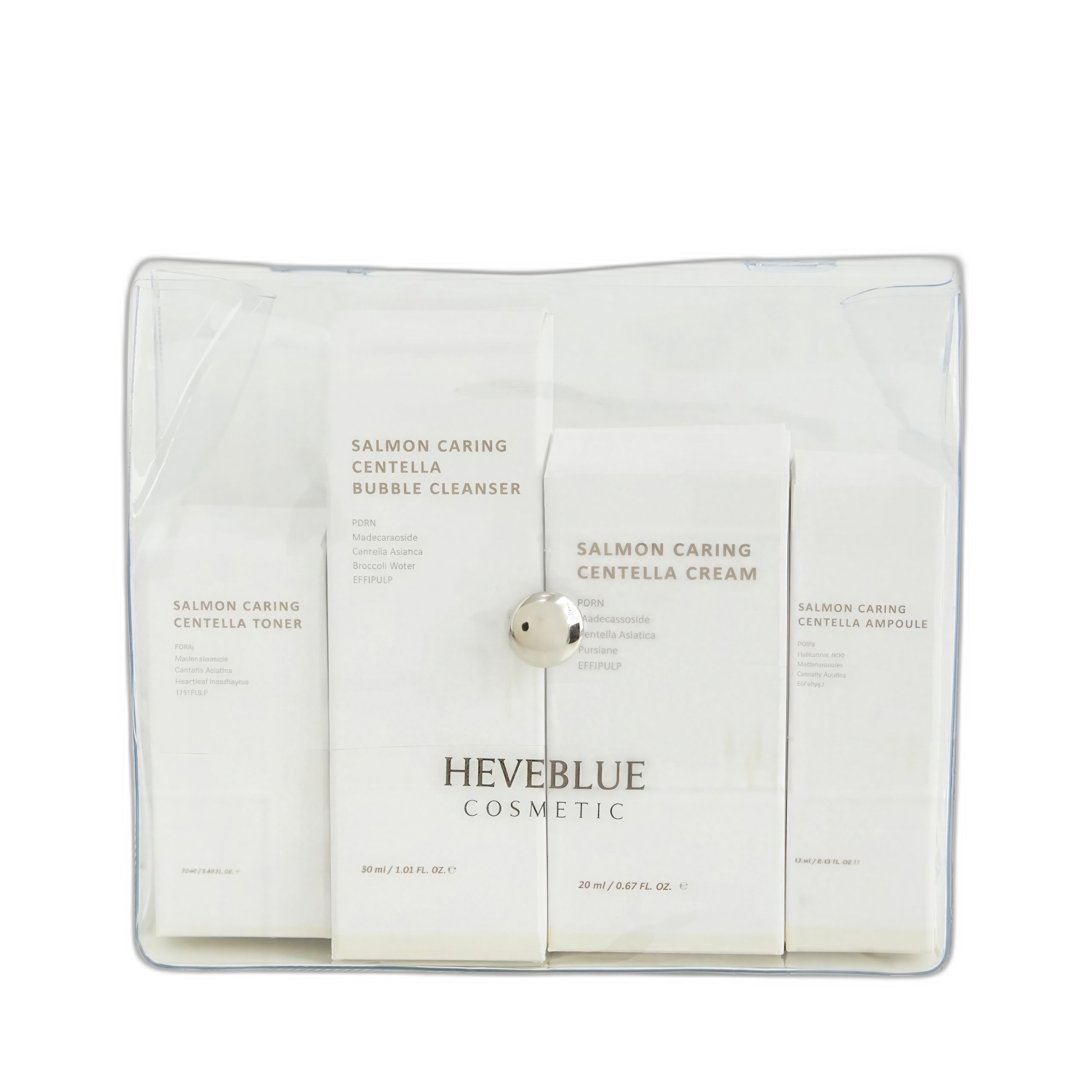 Heveblue Salmon Caring Centella Special Travel Kit 4-Delar