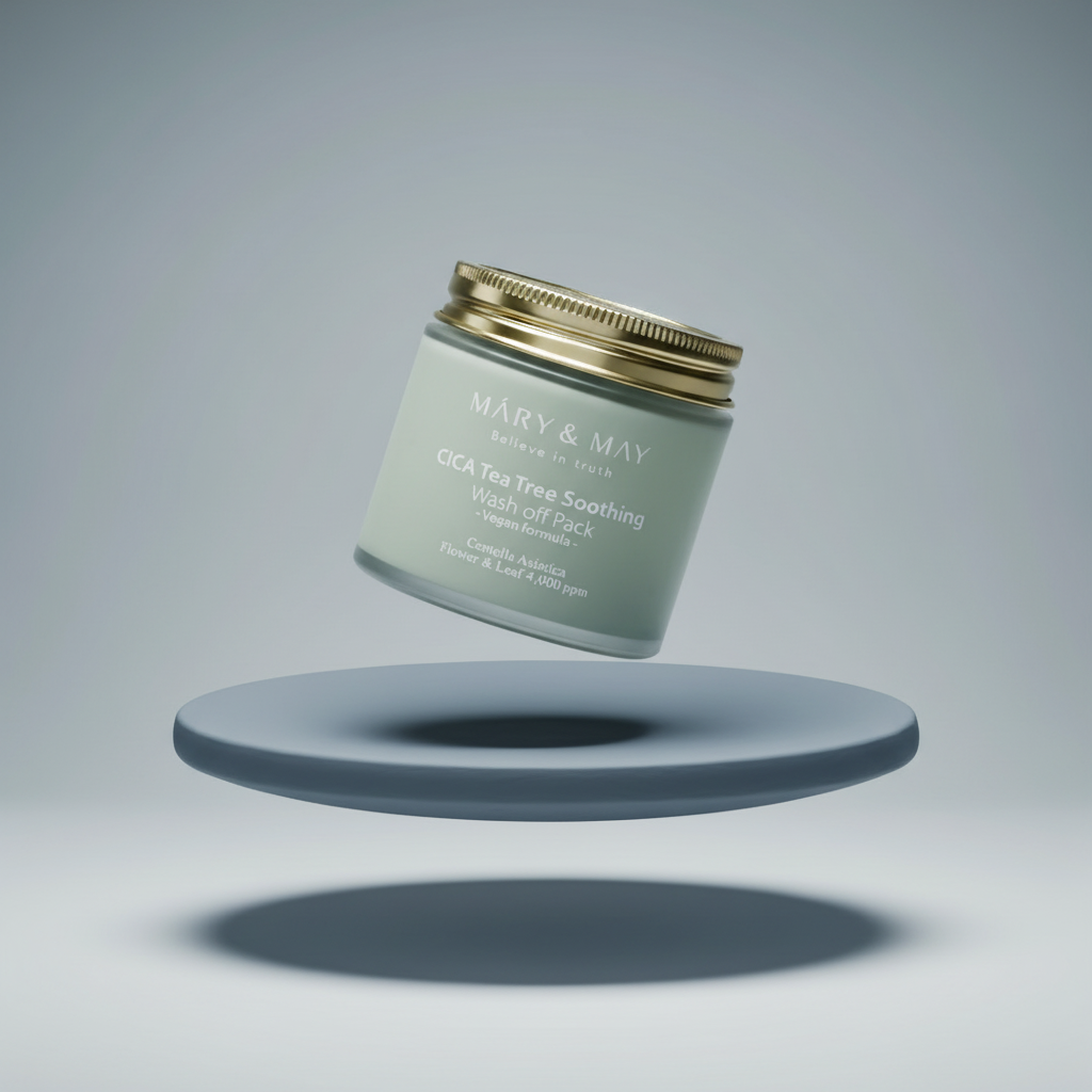 Vegan Cica Tea Tree Soothing Wash Off Pack 125g