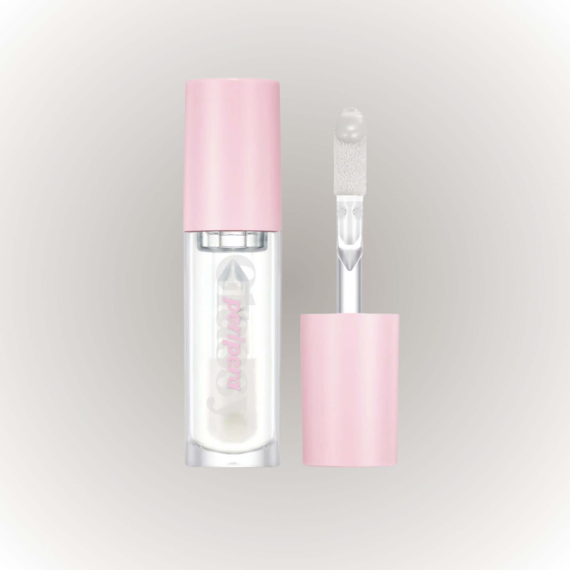 Peripera Ink Glasting Lip Gloss #01 Clear 4.5ml med applikator, kristallklar finish och glans.