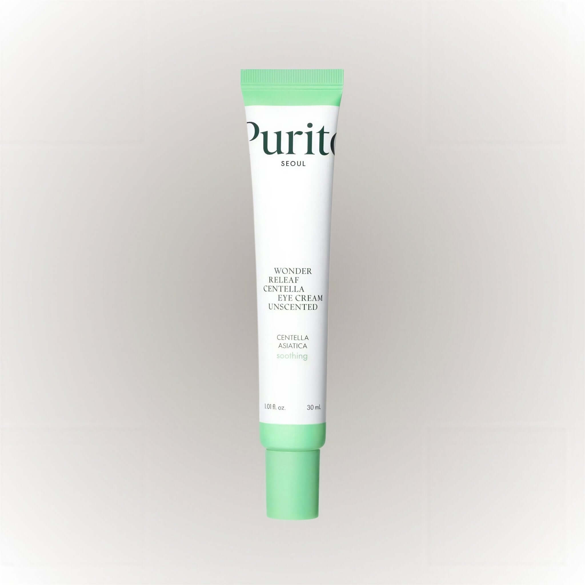 Purito SEOUL Centella Unscented Eye Cream 30ml, lugnande och återfuktande ögonkräm för känslig hud.