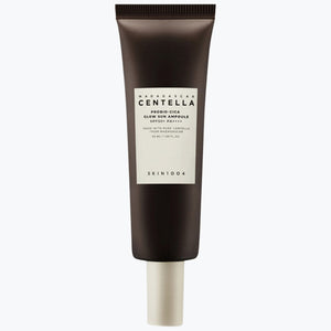 Solampull i mörkbrun tub med vit förslutningslock, SKIN1004, 50 ml