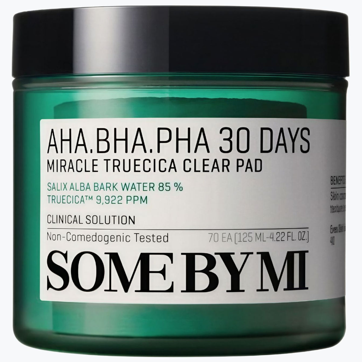 SOME BY MI Truecica Clear Pad-burk med gröna pads