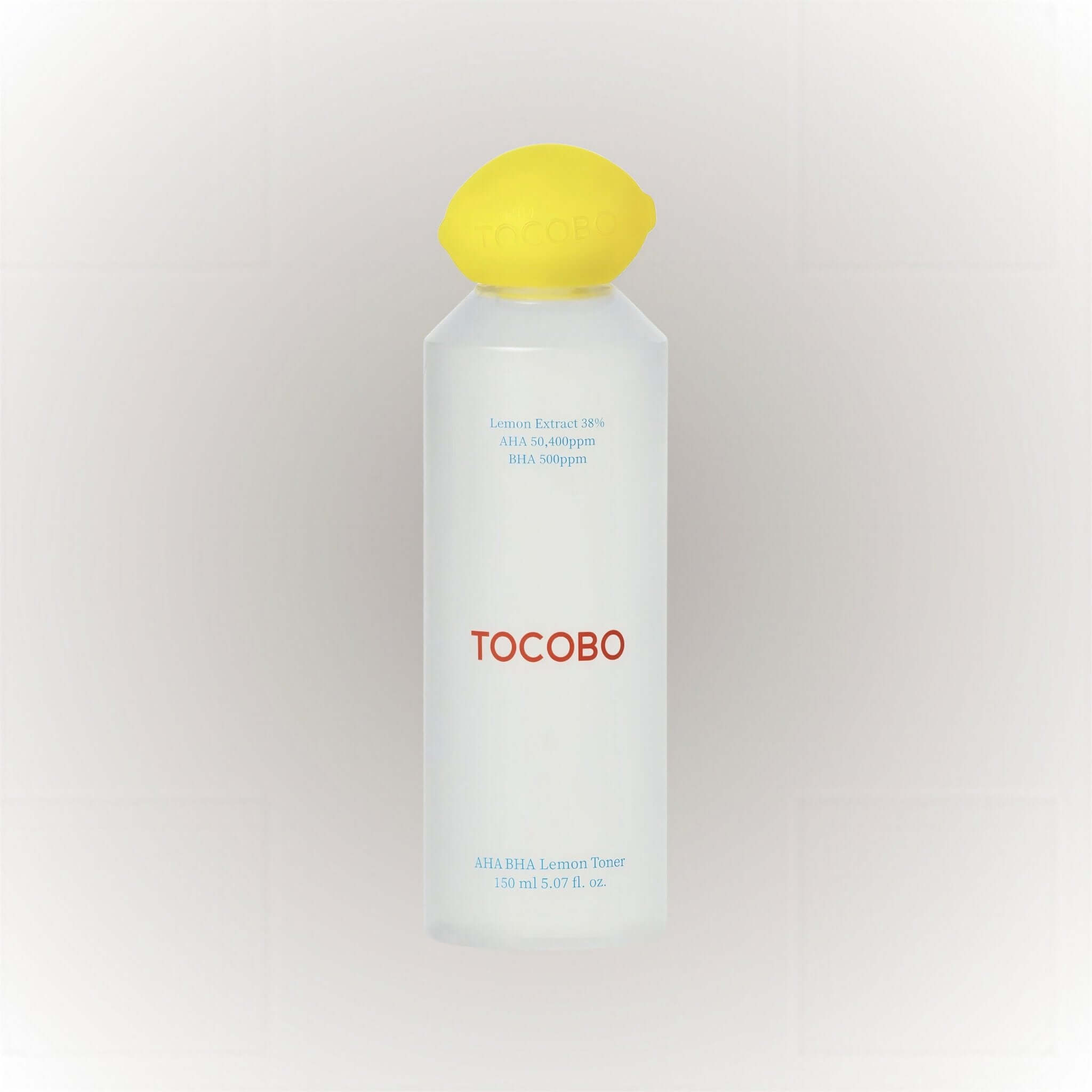 TOCOBO AHA BHA Lemon Toner 150ml med citronextrakt för exfoliering och klarare hud.