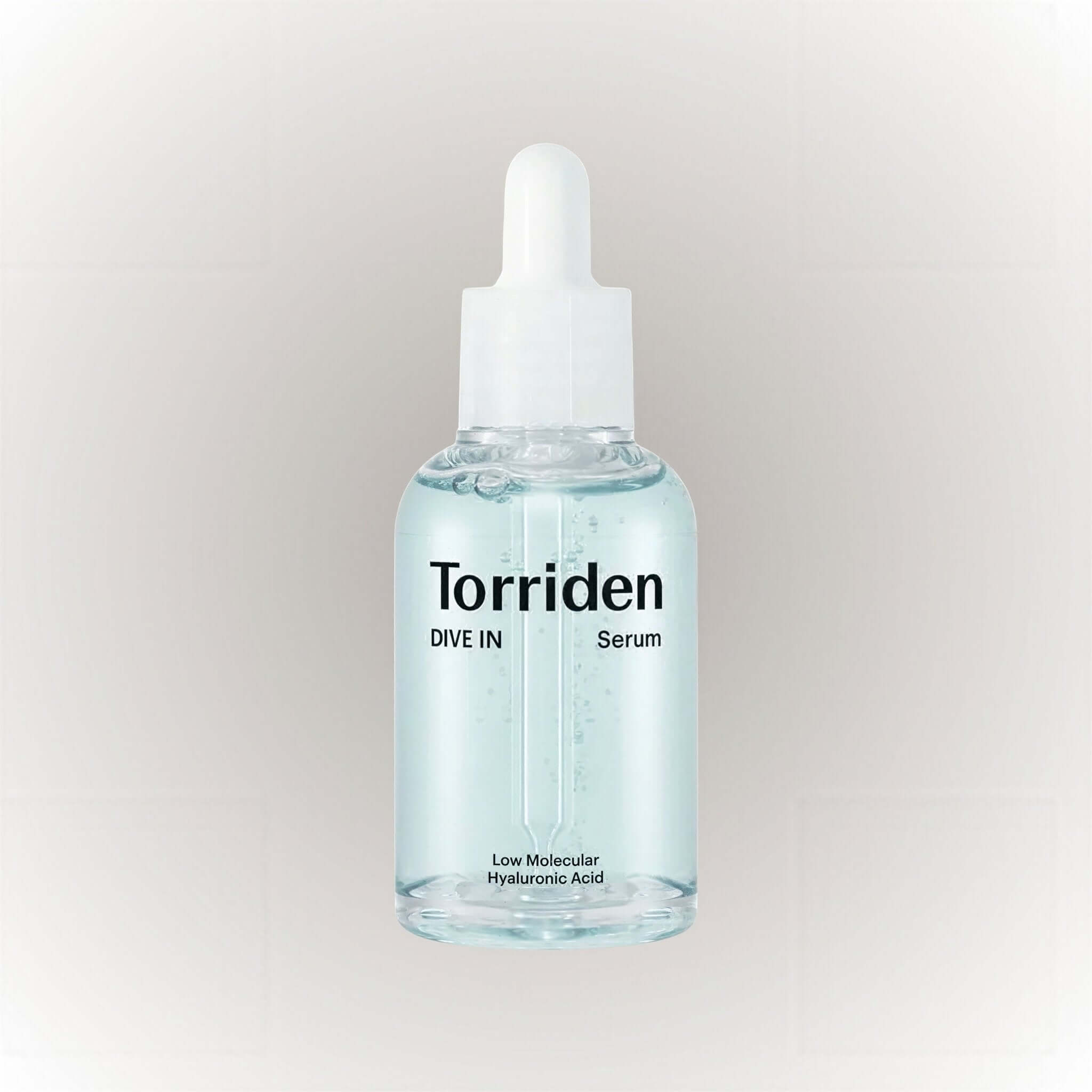 Torriden DIVE IN Low Molecule Hyaluronic Acid Serum 50ml flaska med serum för djup återfuktning