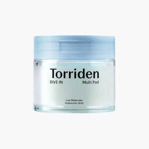 Torriden DIVE IN multi pad-kruka med lågmolekylär hyaluronsyra, 80 pads