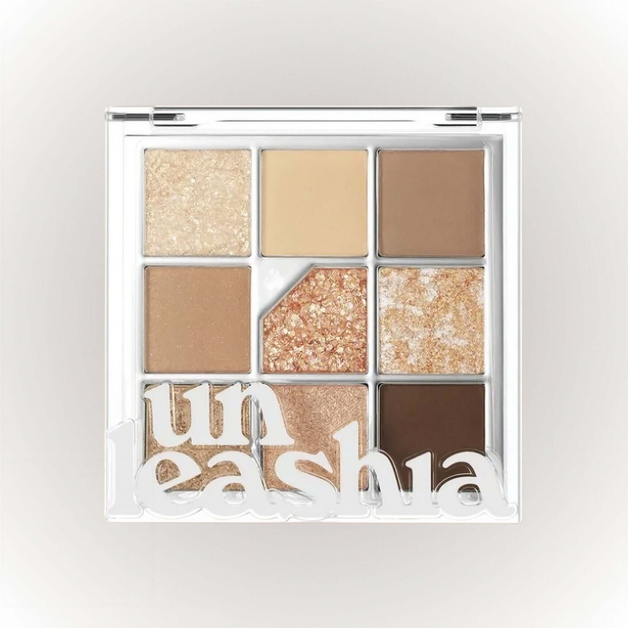 Unleashia Glitterpedia Eye Palette Nr2 All of Brown med varma bruna nyanser i matta, skimrande och glittriga finishar.