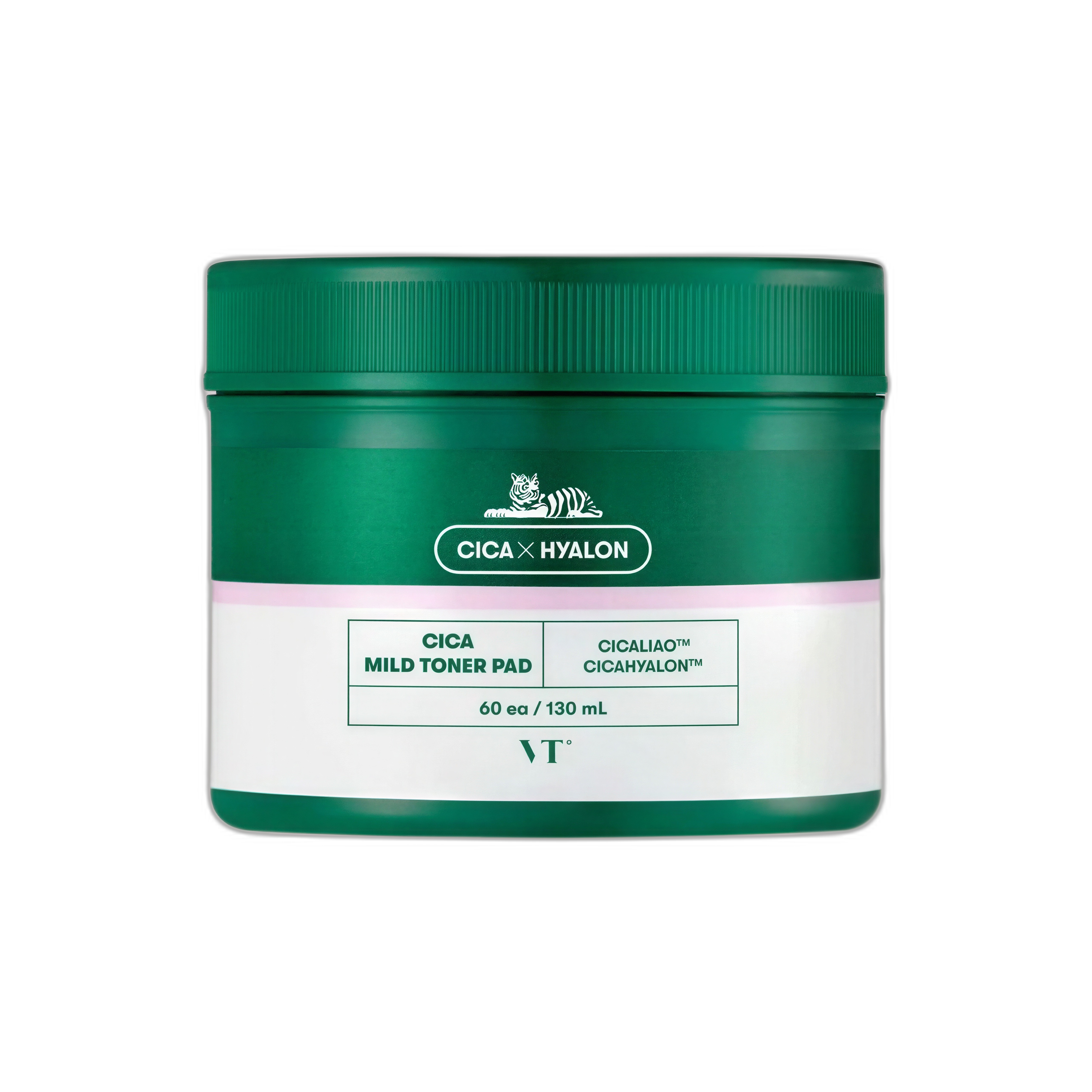 VT Cosmetics Cica Mild Toner Pad 130ml 60-Pads