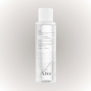 VT Cosmetics Daily Spotless Care TX-Toning Toner 200ml i transparent flaska med vit kork.