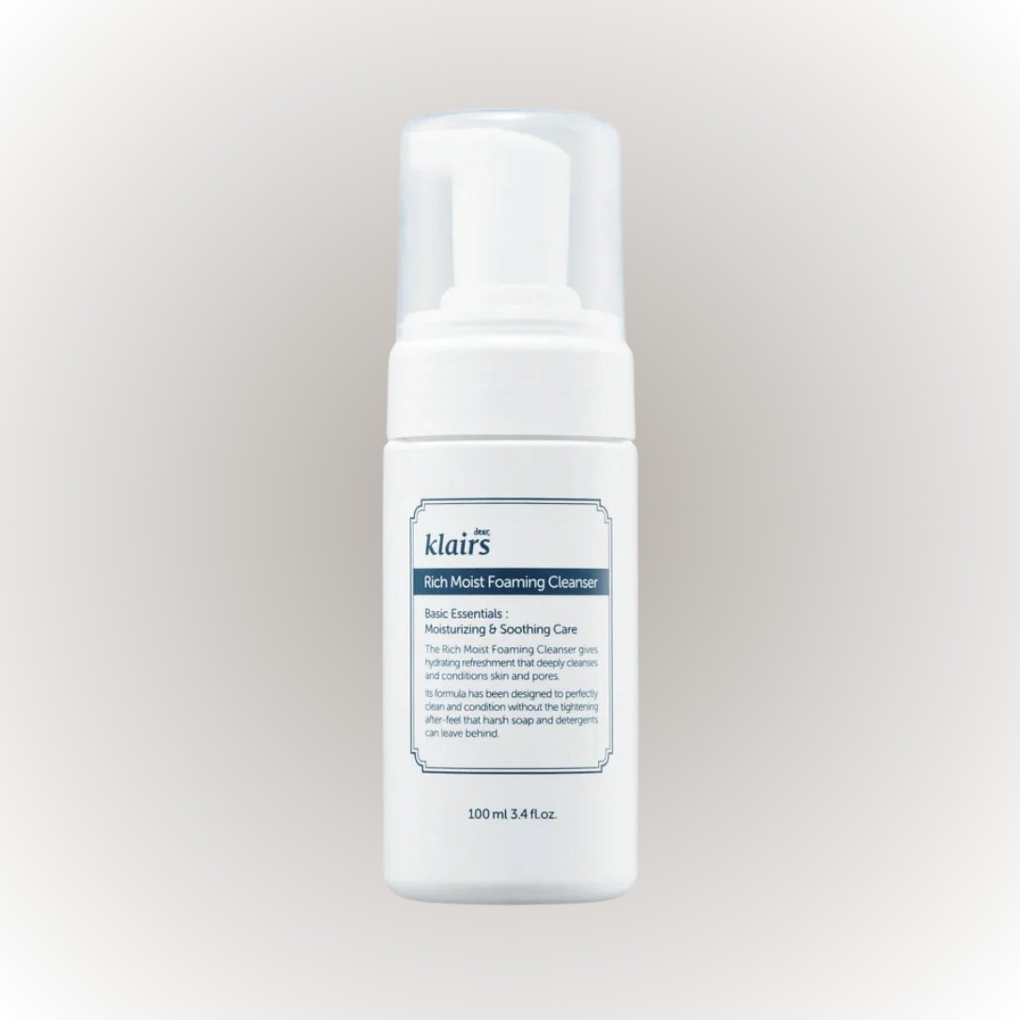 Rich Moist Foaming Cleansing Mousse 100ml