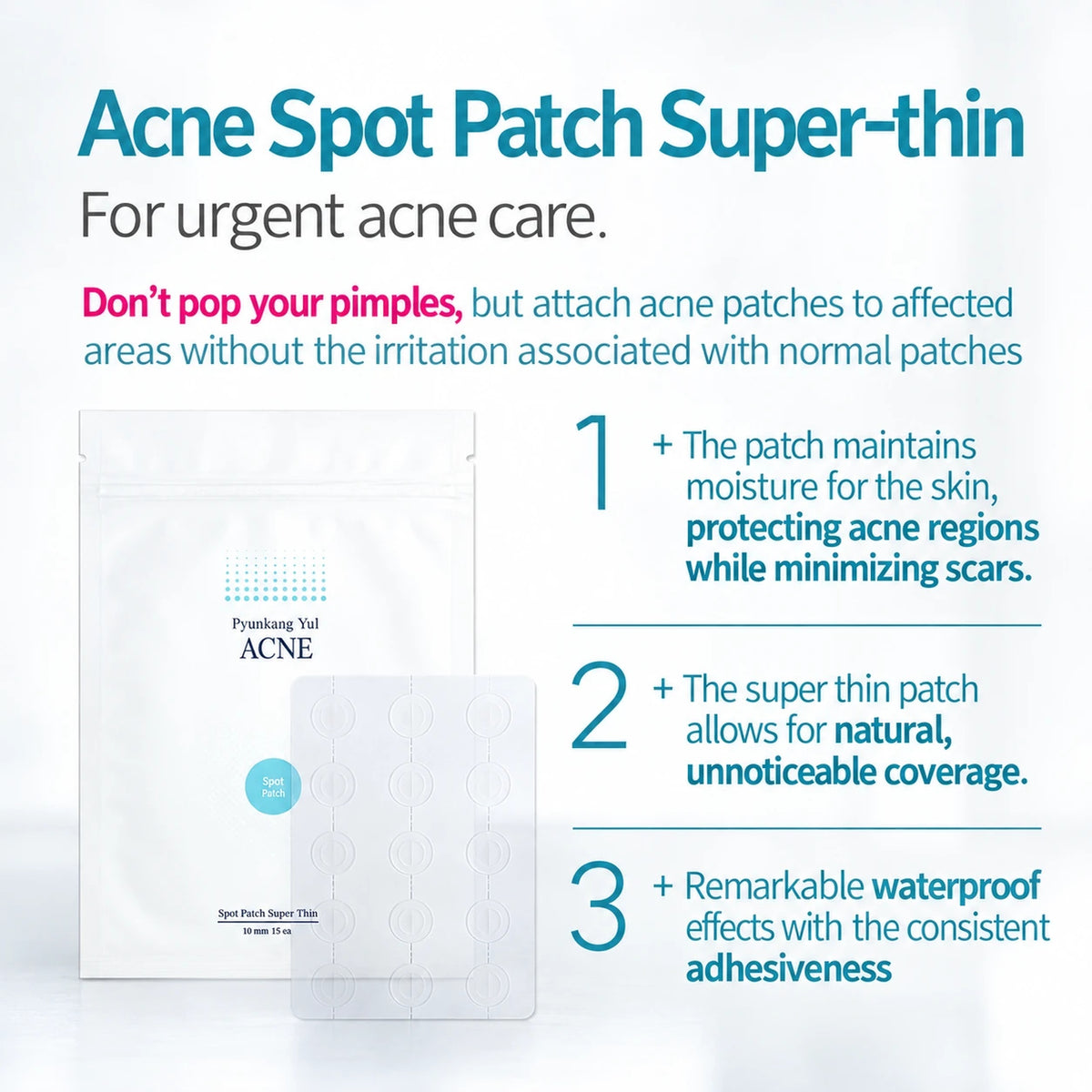 Pyunkang Yul Acne Spot Patch Super Thin 15-Patches