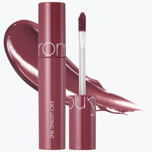 rom&nd juicy lasting tint #06 Figfig läppfärg i tub med applikator, mörk bärton