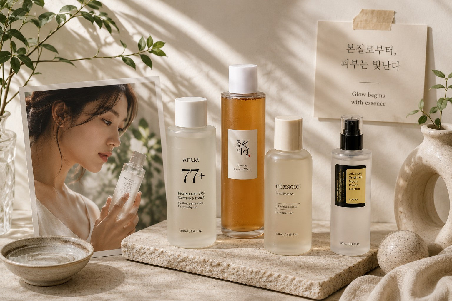Toner & Essence – Balansera och förbereda huden