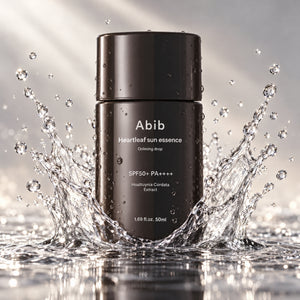 Abib solessensflaska 50 ml med vattenstänk, SPF50+ och PA++++.