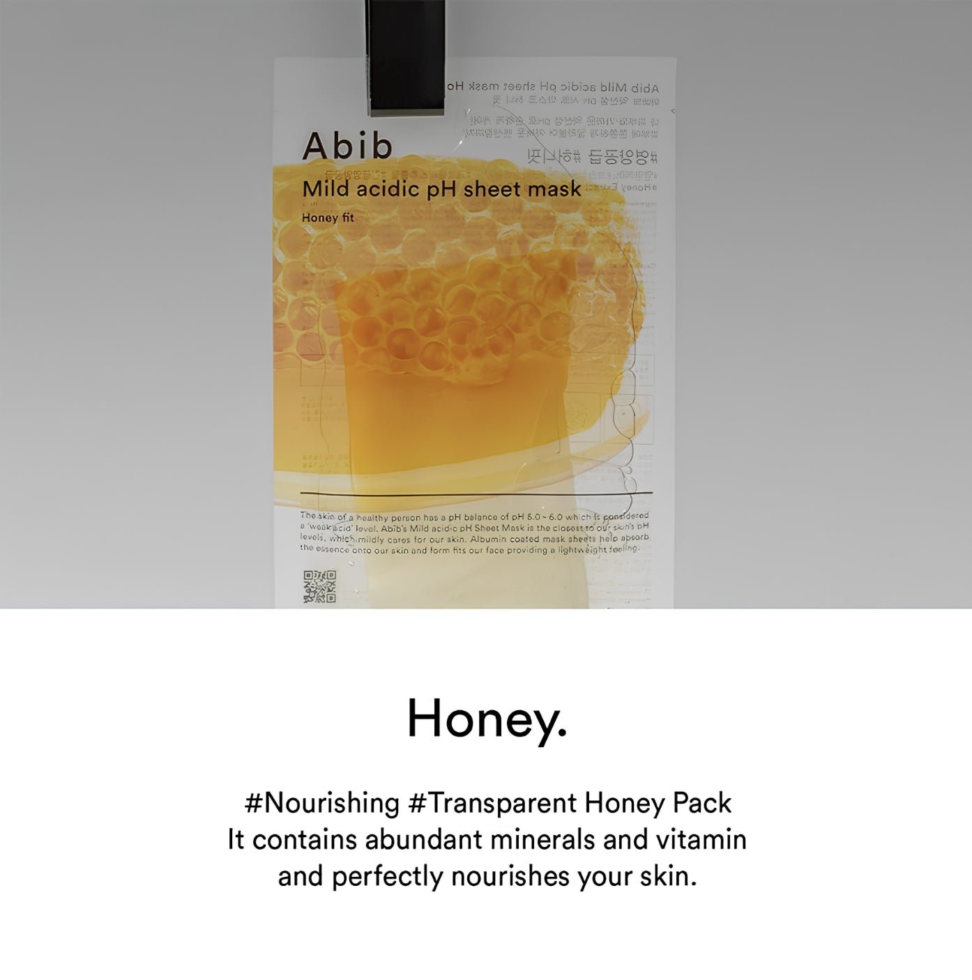 Abib Mild Acidic pH Sheet Mask Honey Fit 30ml - | SKNLÛX