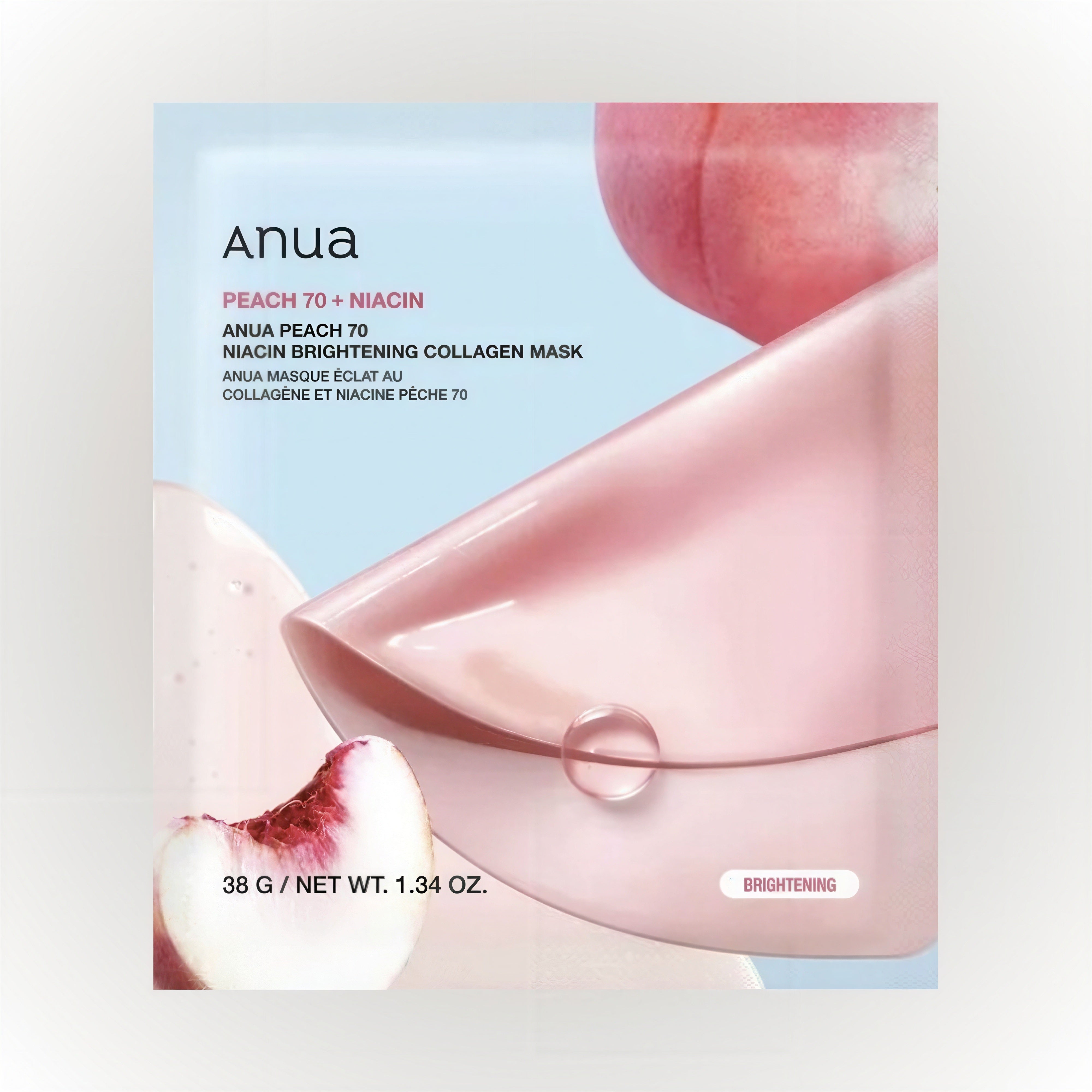 Peach 70 Niacin Brightening Collagen Mask