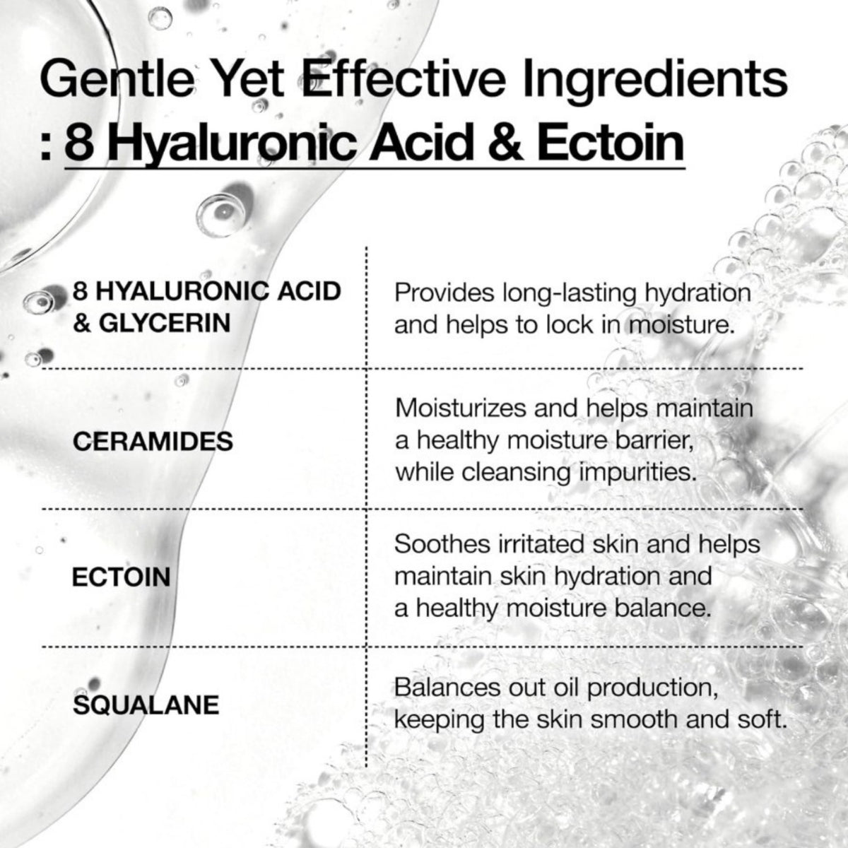 Anua 8 Hyaluronic Acid Hydrating Gentle Foaming Cleanser 150ml