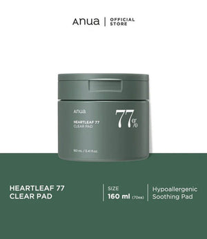 Anua Heartleaf 77 Toner Pad 160ml - | SKNLÛX
