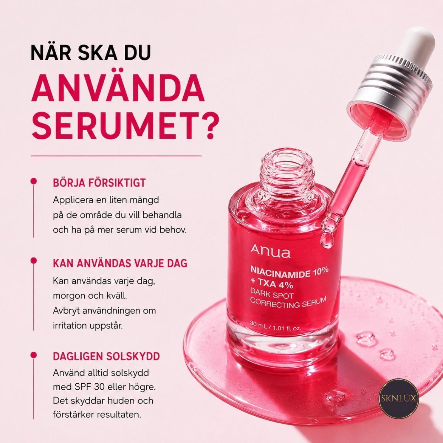 Anua Niacinamide 10% + TXA 4% Serum 30ml - | SKNLÛX