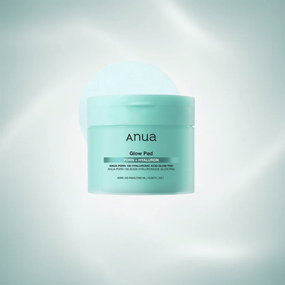Anua PDRN 100 Hyaluronic Acid Glow Pad 60-Pads 180ml