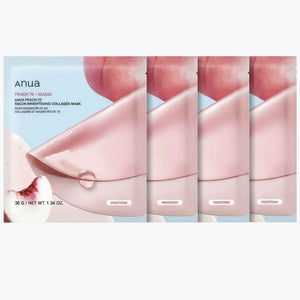 Anua Peach 70 niacinmaskar i rosa förpackning, 4-pack