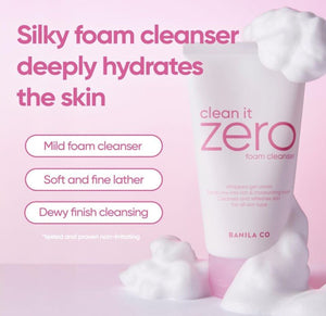 Banila Co Clean It Zero Foam Cleanser 150ml - | SKNLÛX