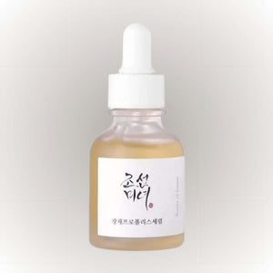 Beauty Of Joseon Glow Serum: Propolis+Niacinamide 30ml i en glasflaska med pipett.