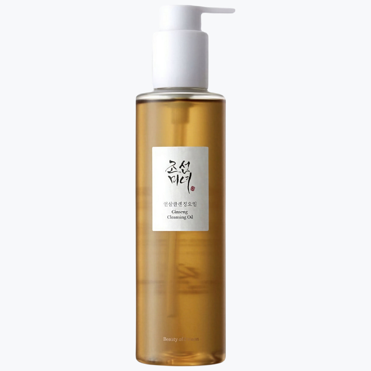 Beauty Of Joseon rengöringsolja med ginseng i bärnstensflaska med pump, 210 ml