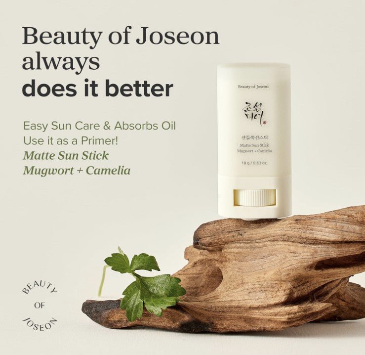 Beauty Of Joseon Matte Sun Stick Mugwort + Camellia 18g - | SKNLÛX