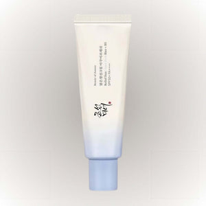 Beauty Of Joseon Relief Sun Aqua-Fresh 50ml solskyddsprodukt i en tub för UV-skydd och återfuktning