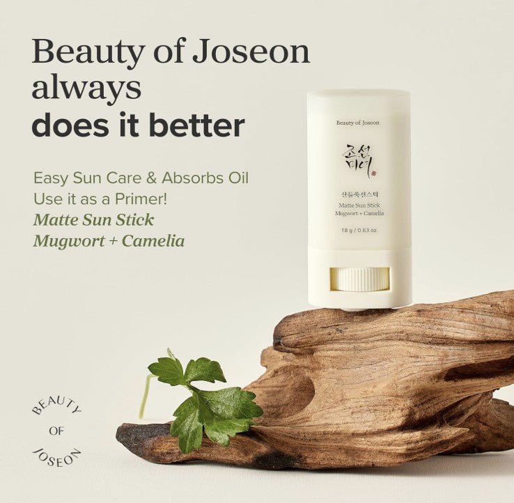Beauty Of Joseon Matte Sun Stick Mugwort + Camellia 18g - | SKNLÛX