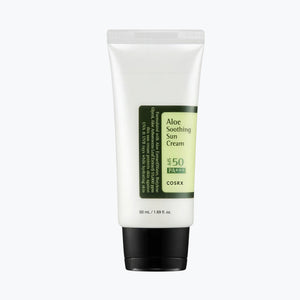 COSRX aloe solkräm i vit tub, SPF50 PA++++, 50 ml