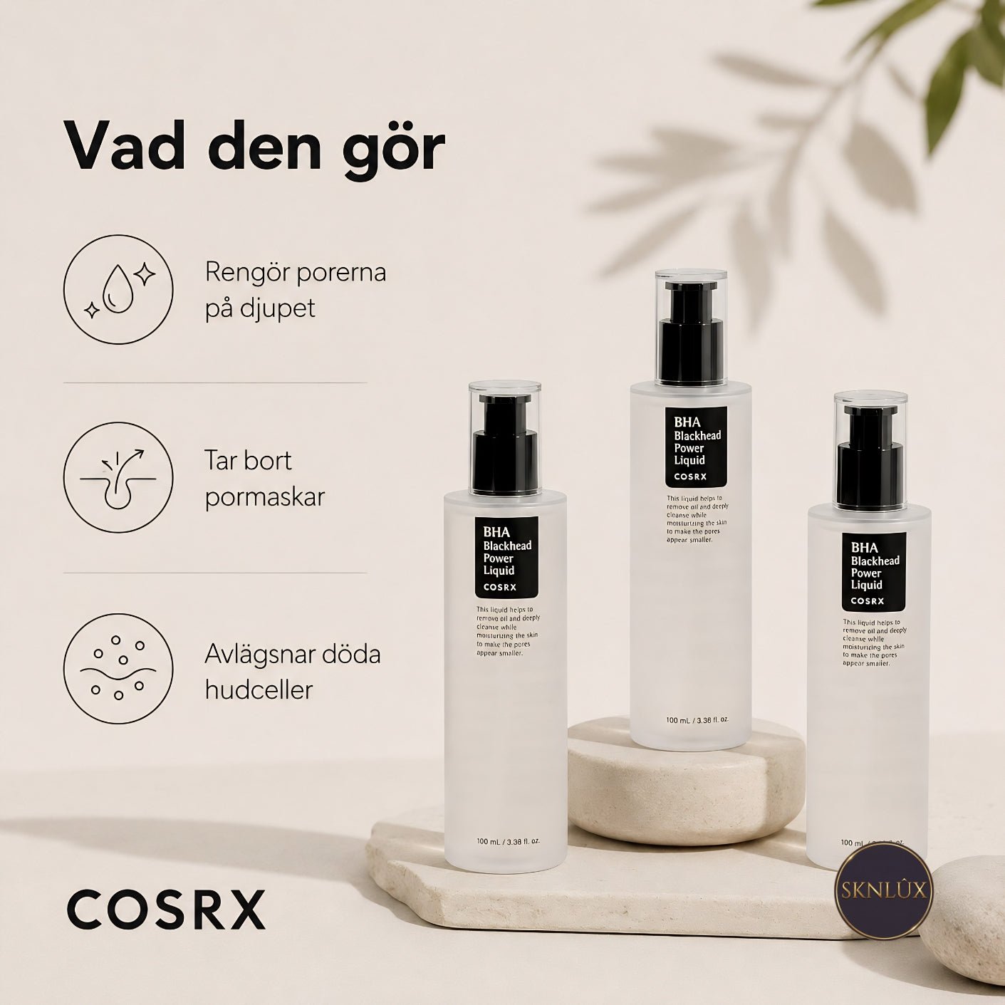 COSRX BHA Blackhead Power Liquid 100ml - | SKNLÛX