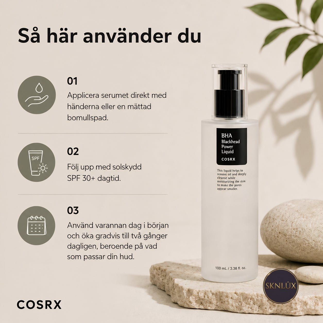 COSRX BHA Blackhead Power Liquid 100ml - | SKNLÛX